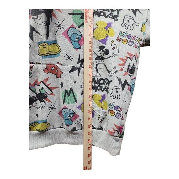 Disney Artist Series Hoodie by Rafael Faria Mickey Mouse Allover Print M - Picture 4 of 10